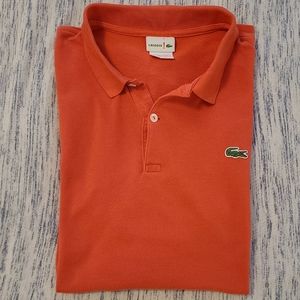 Lacoste slim fit short sleeve polo shirt size 7 (XL)
